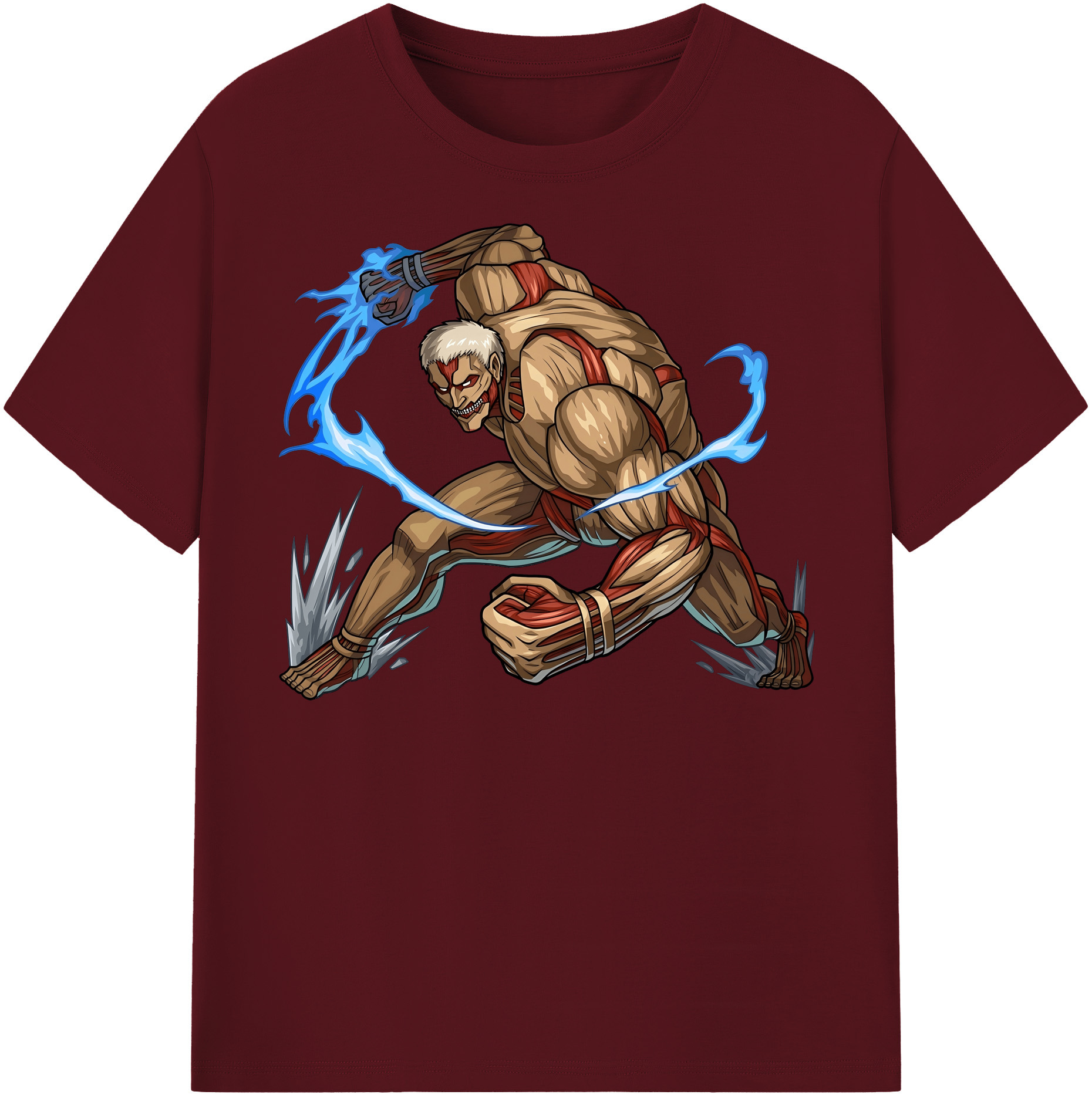 （画像用） 進撃の巨人 Attack on Titan 綿100％半袖Tシャツ（フロントプリント）